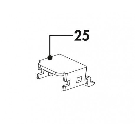 Tapa sinfín negro para 353.