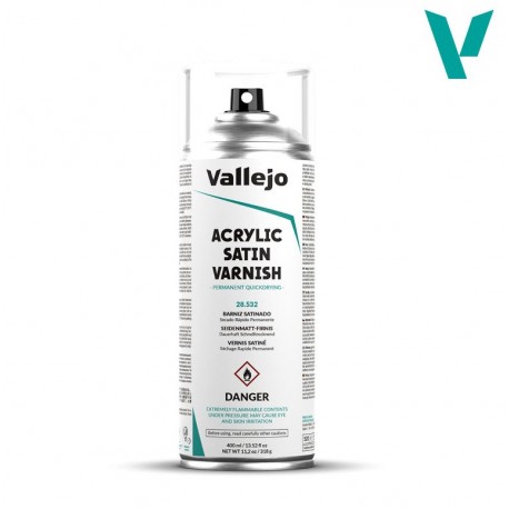 Acrylic aerosol satin varnish. VALLEJO 28532