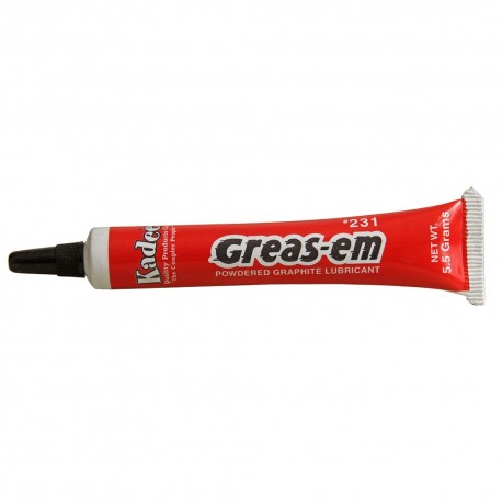 Greas-em Dry Graphite Lubricant.