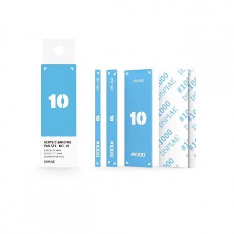 Acrylic sanding pad set, nº 10.