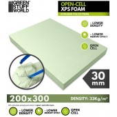 Open-Cell XPS Foam 30 mm.