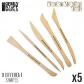 Wooden Modeling Tools.