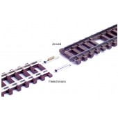 Eclisas de transición con vía Arnold. FLEISCHMANN 22240