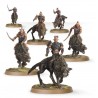 Orcos cazadores en Fell Wargs.