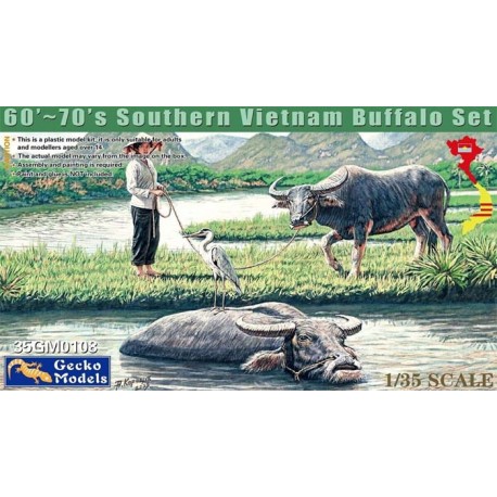 Southern Vietnam Buffalo Set.