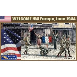 "Bienvenidos" a Europa, Junio 1944.