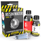 Resin water 2 components epoxi resin (375 ml).