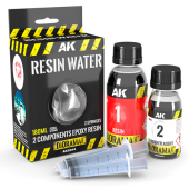 Resin water 2 components epoxi resin (180 ml).