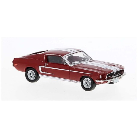 Ford Mustang GT 350, red.