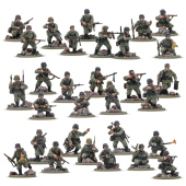 German Veteran Infantry Platoon. Bolt Action.