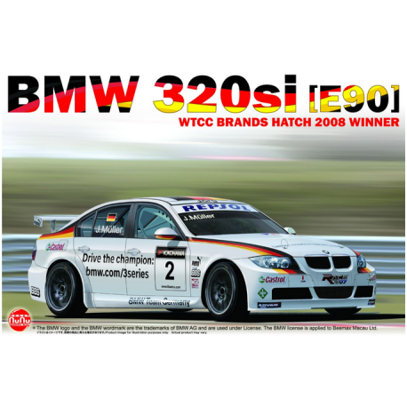 BMW 320 E90I Wtcc Brands Hatch Vainqueur 2008.