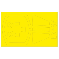 Masque aérographe pour Mirage III E.