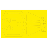 Masque aérographe pour Mirage III E.