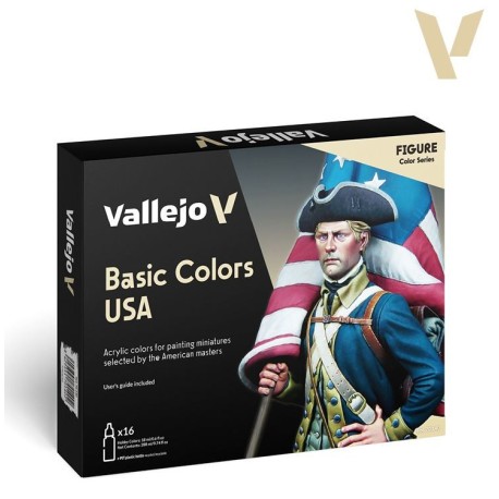 Set di colori di base USA, colore del modello.