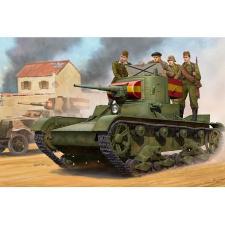 Tanque ligero T-26, Guerra Civil Española. HOBBY BOSS 82496