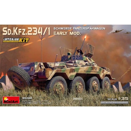 Sd.Kfz.234/1 Schwerer Panzerspahwagen, versão inicial.