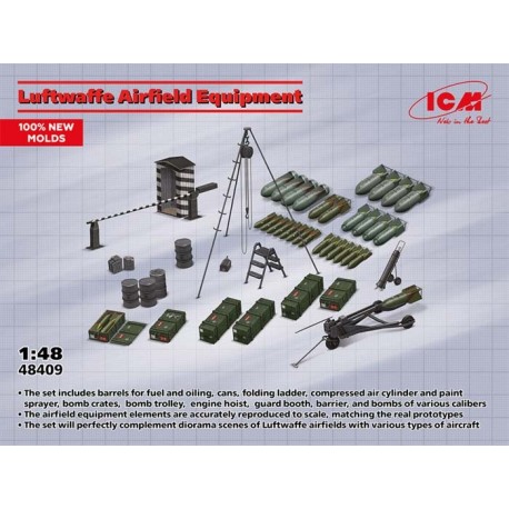 Equipamento de aeródromo da Luftwaffe.