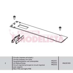 Main PCB and lights PCB, RENFE 591.