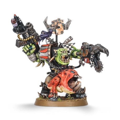 Seigneur de guerre ork avec Preza Squig.