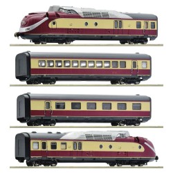 Set de 4 piezas: “Unidad múltiple serie 602, DB”.