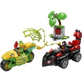 Spin and Electro: Dinosaur Vehicle Duel.