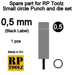 "Punch and die". Cabezal de 0,5 mm.