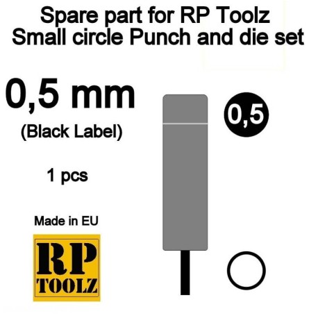 Spare part for punch and die set. 0.5 mm