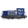 Diesel locomotive FESAVA 309. Sound.