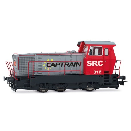 Diesel locomotive 312 SRC. Captrain.