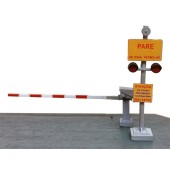 Level crossing barriers.