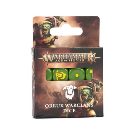 Orruk Warclans Dice Set.