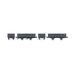 Set gondola wagons.