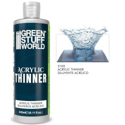 Acrylic thinner, 240 ml.