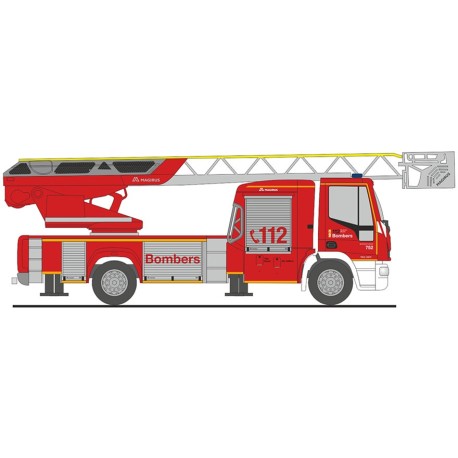 Caminhão de bombeiros "Magirus DLK 18".