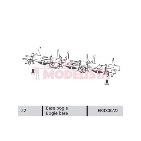 Base de bogie pour RENFE 303.