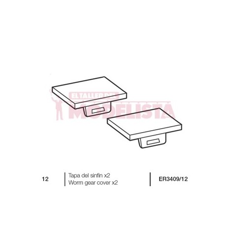 Tapa del sinfin (x2). Alaris.