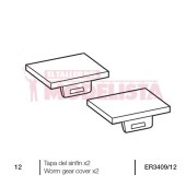 Worm gear cover (x2). Alaris.