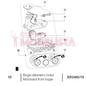 Vorderer Drehgestellmotor für Alaris.