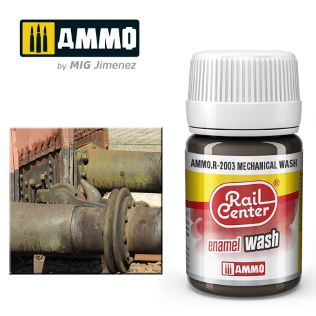 Mechanical Wash, 35 ml. Rail Center.