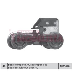 Bogie completo AC sin engranjes para AVE.