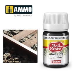 Pigmento Metal Pulido, 35 ml. Rail Center.