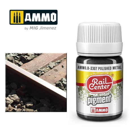 Pigmento de metal polido, 35 ml.