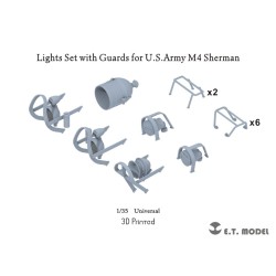 Conjunto de luzes para o Sherman M4.