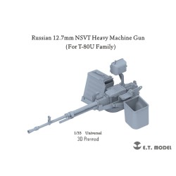 Metralhadora russa NSVT de 12,7 mm.