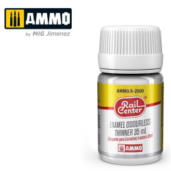 Enamel Odourless Thinner, 35 ml. Rail Center.