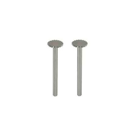 Lot de 2 emporte-pièces circulaires plats 10 mm.