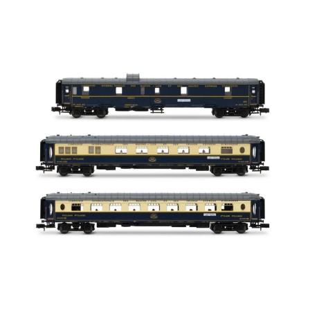 Segundo conjunto de 3 carros "Edelweiss Pullman Express". CIWL.