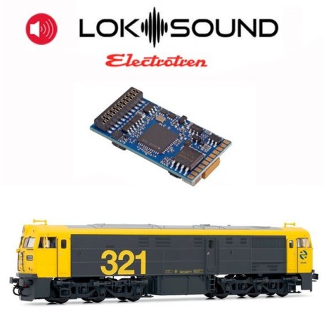 Digital decoder w/ sound for RENFE 321. ER302S321V