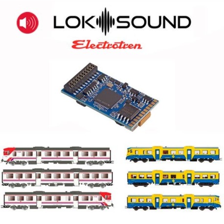 Decoder con sonido para el camello RENFE 592.