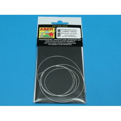 Stainless steel cable. 0,6 mm.